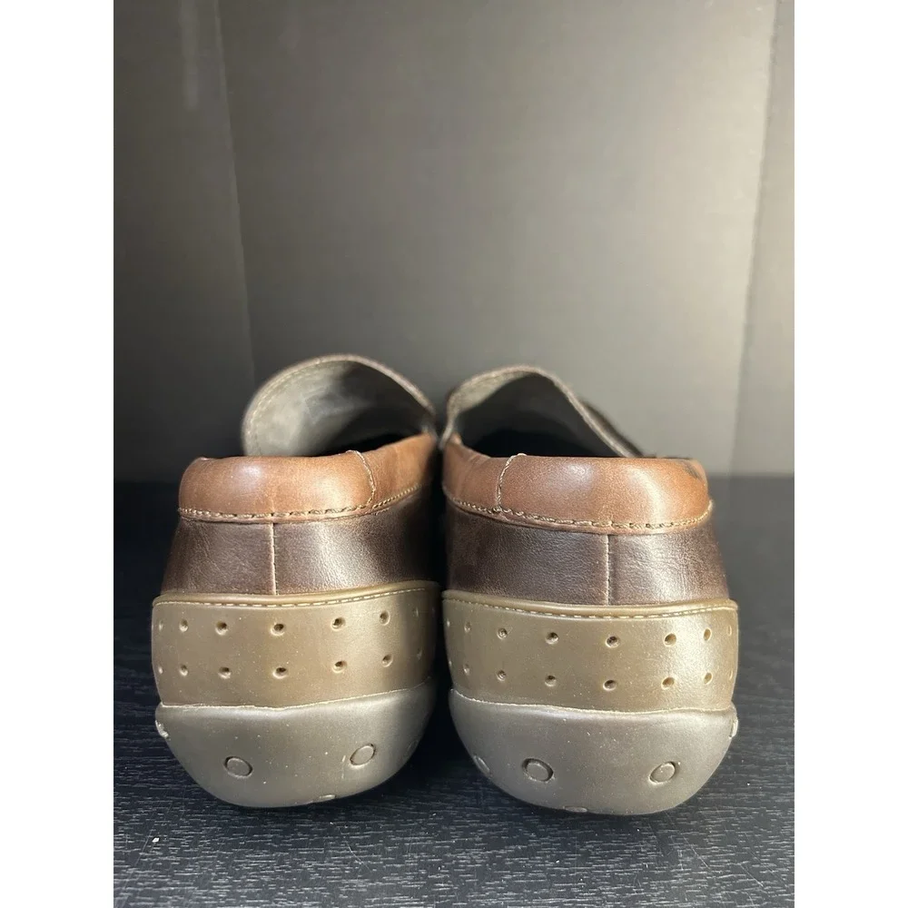 Merrell Men's Brown Throttle Moc Toe Slip On Shoes 8.5 M